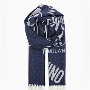 ❤️❤️❤️ Moschino double sided wool scarf, unisex